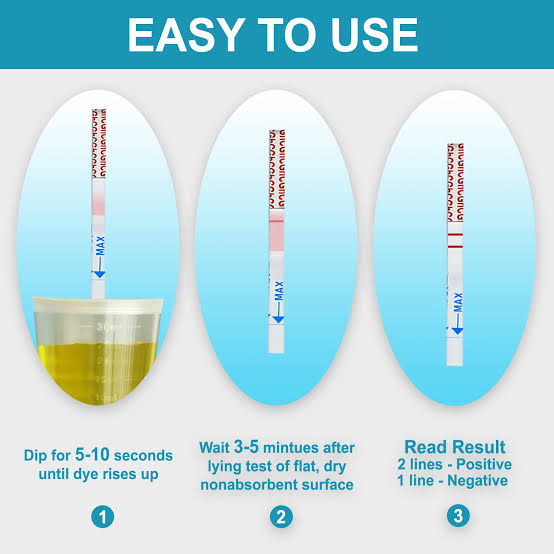 How to know if a pregnancy test strip is positive or not 