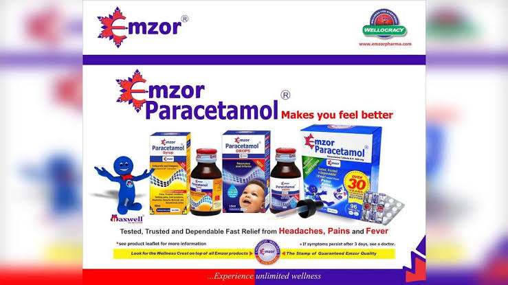 How much is Emzor paracetamol in Nigeria 